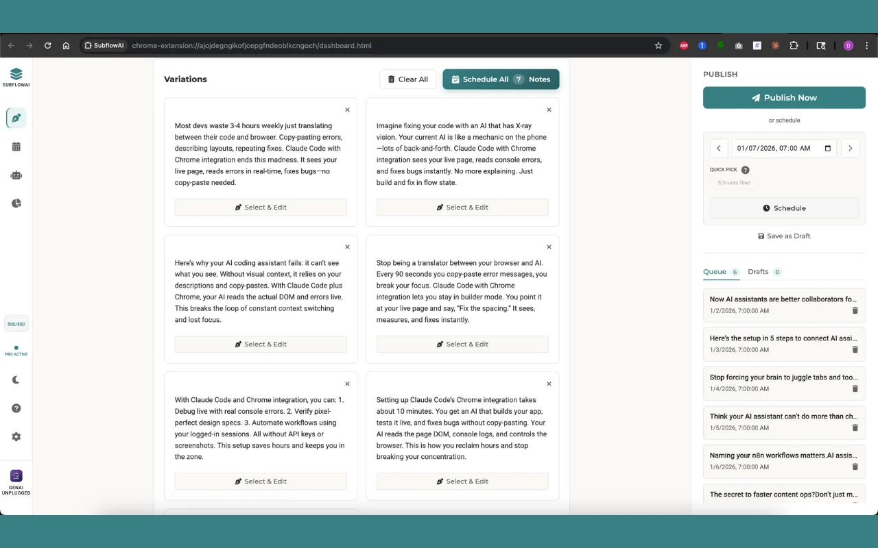 SubflowAI screenshot 3