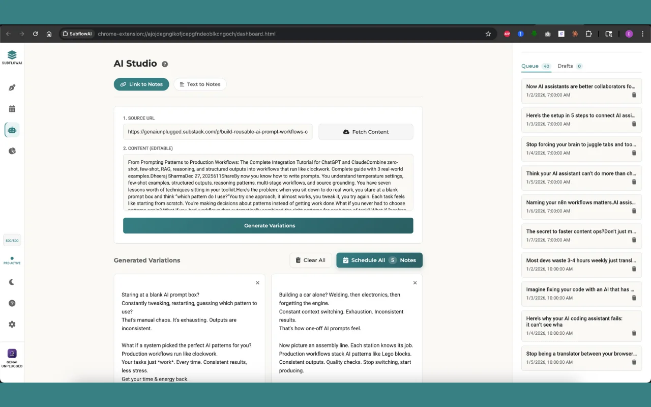 SubflowAI screenshot 4