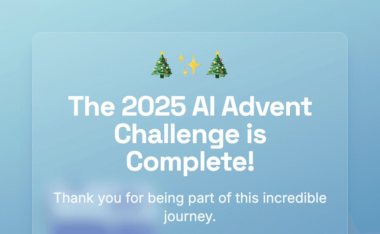 AI Advent Challenge screenshot 1