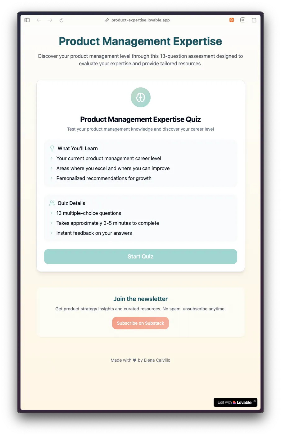 Product Expertise screenshot 1